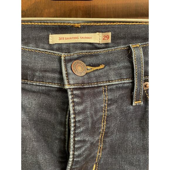Levi 311 Shaping skinny Blue Denim Jeans Women’s size 29 - Picture 4 of 5